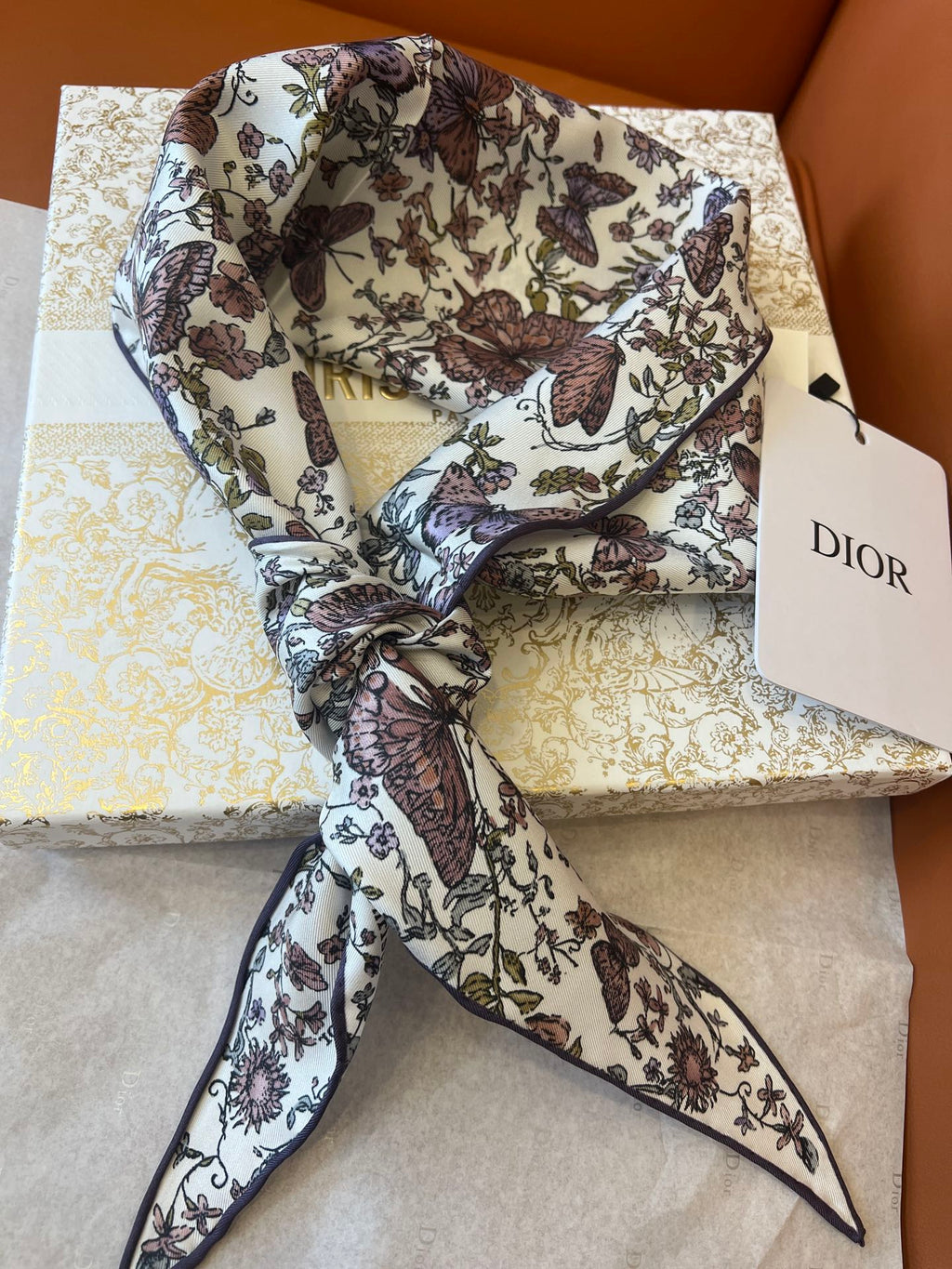 DIOR SCARF 90 CM IN SILK 627640