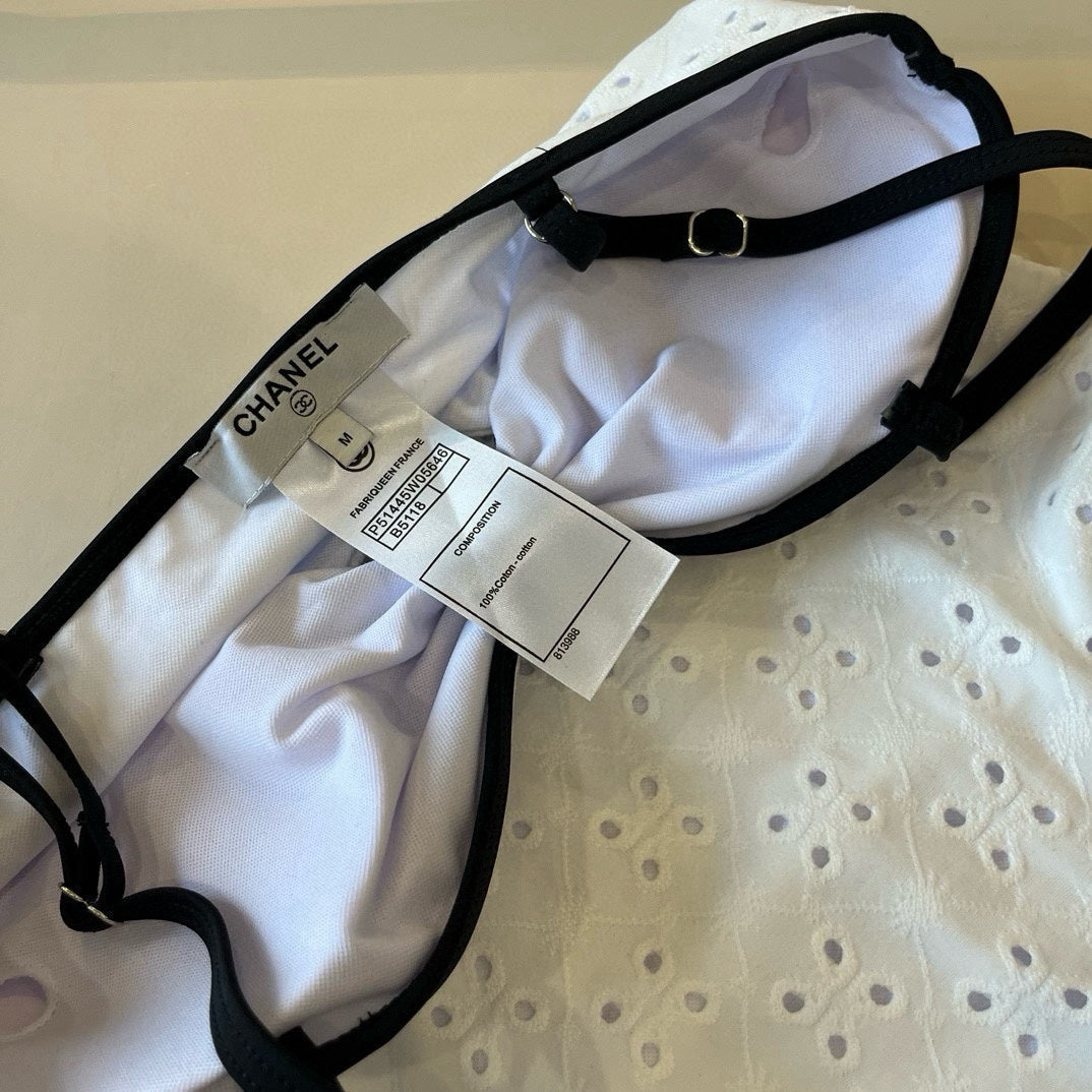 CC BIKINI SWIMSUIT SET IN WHITE 111538