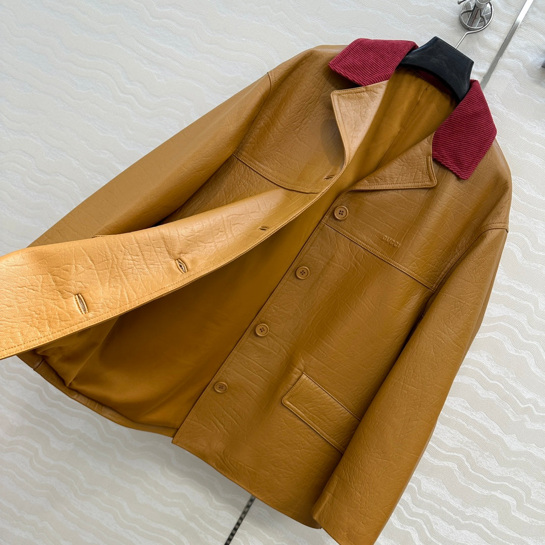 GUCCI LEATHER JACKET 84