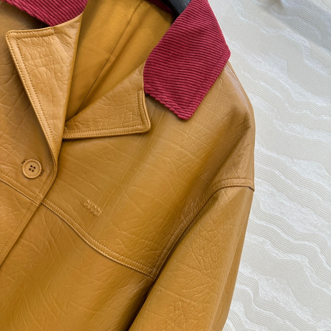 GUCCI LEATHER JACKET 84