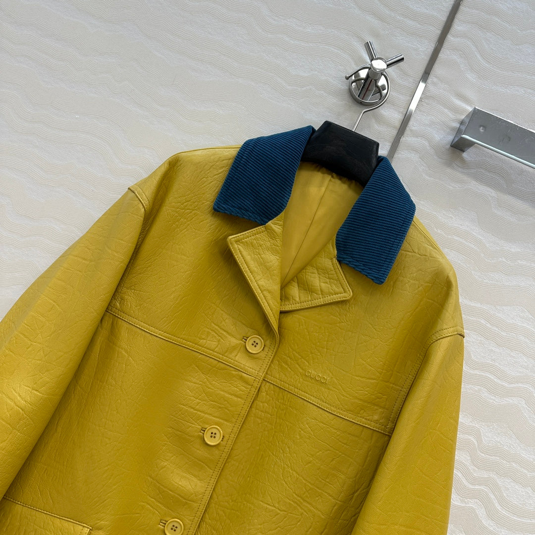 GUCCI LEATHER JACKET 82