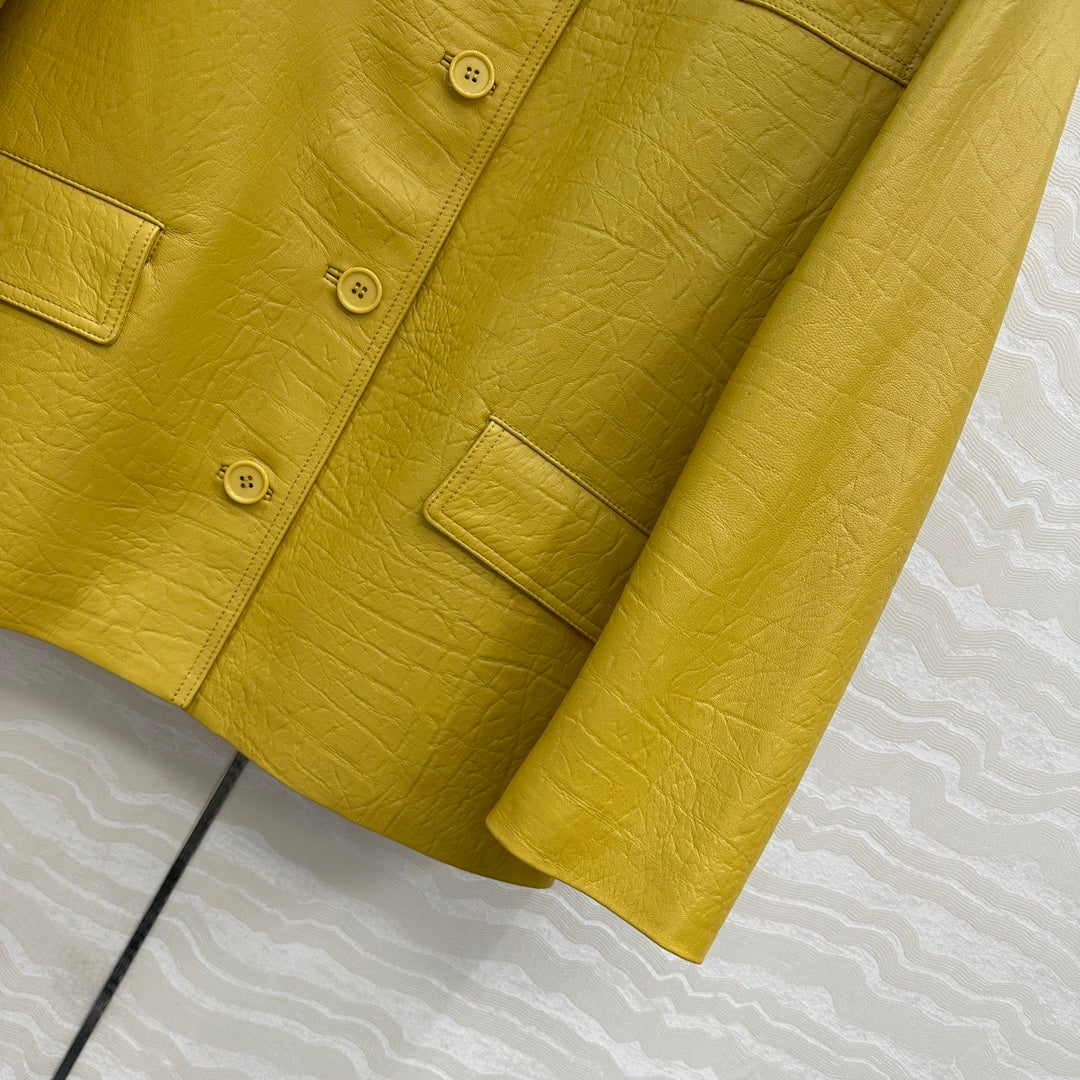 GUCCI LEATHER JACKET 82