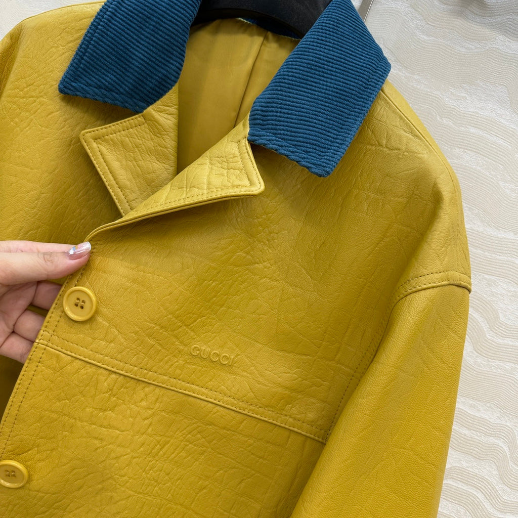 GUCCI LEATHER JACKET 82