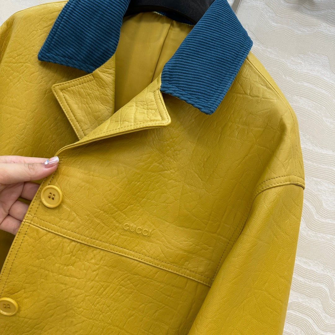 GUCCI LEATHER JACKET 82