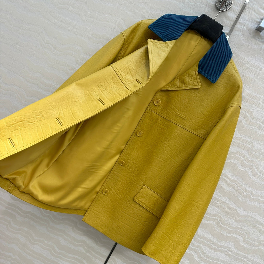 GUCCI LEATHER JACKET 82