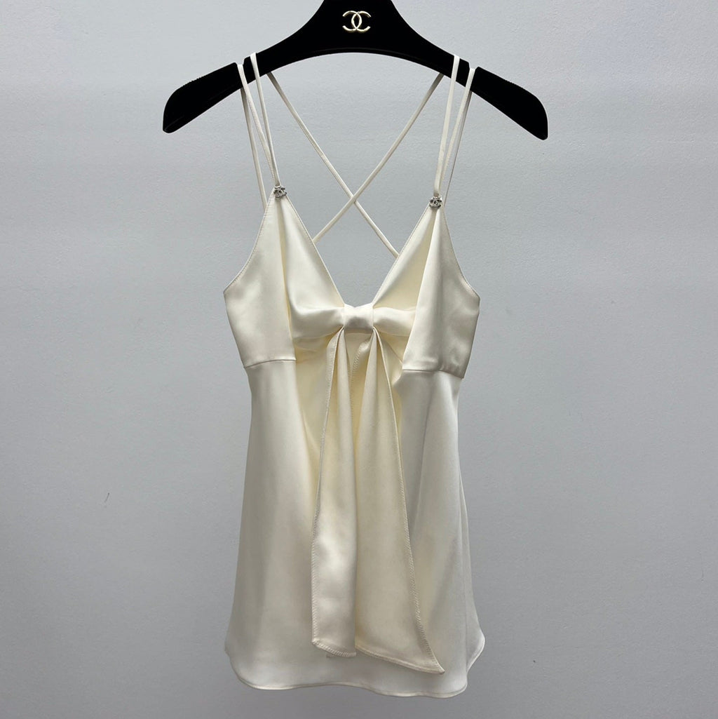 CHANEL 25S SATIN CAMISOLE TOP 631