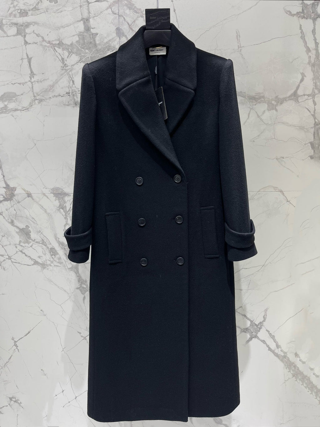YSL 25S LONG CASHMERE COAT STYLE 33