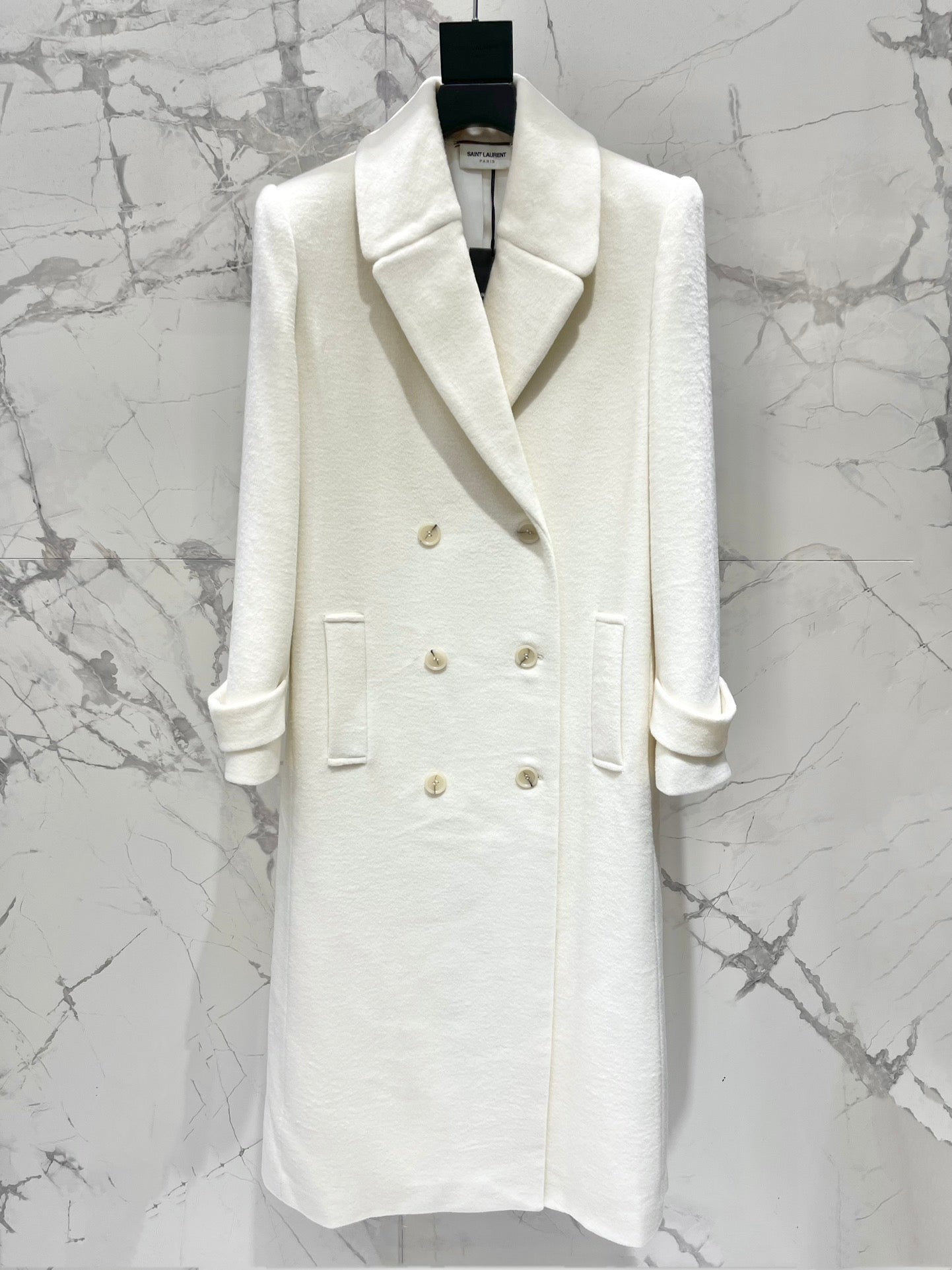 YSL 25S LONG CASHMERE COAT STYLE 31