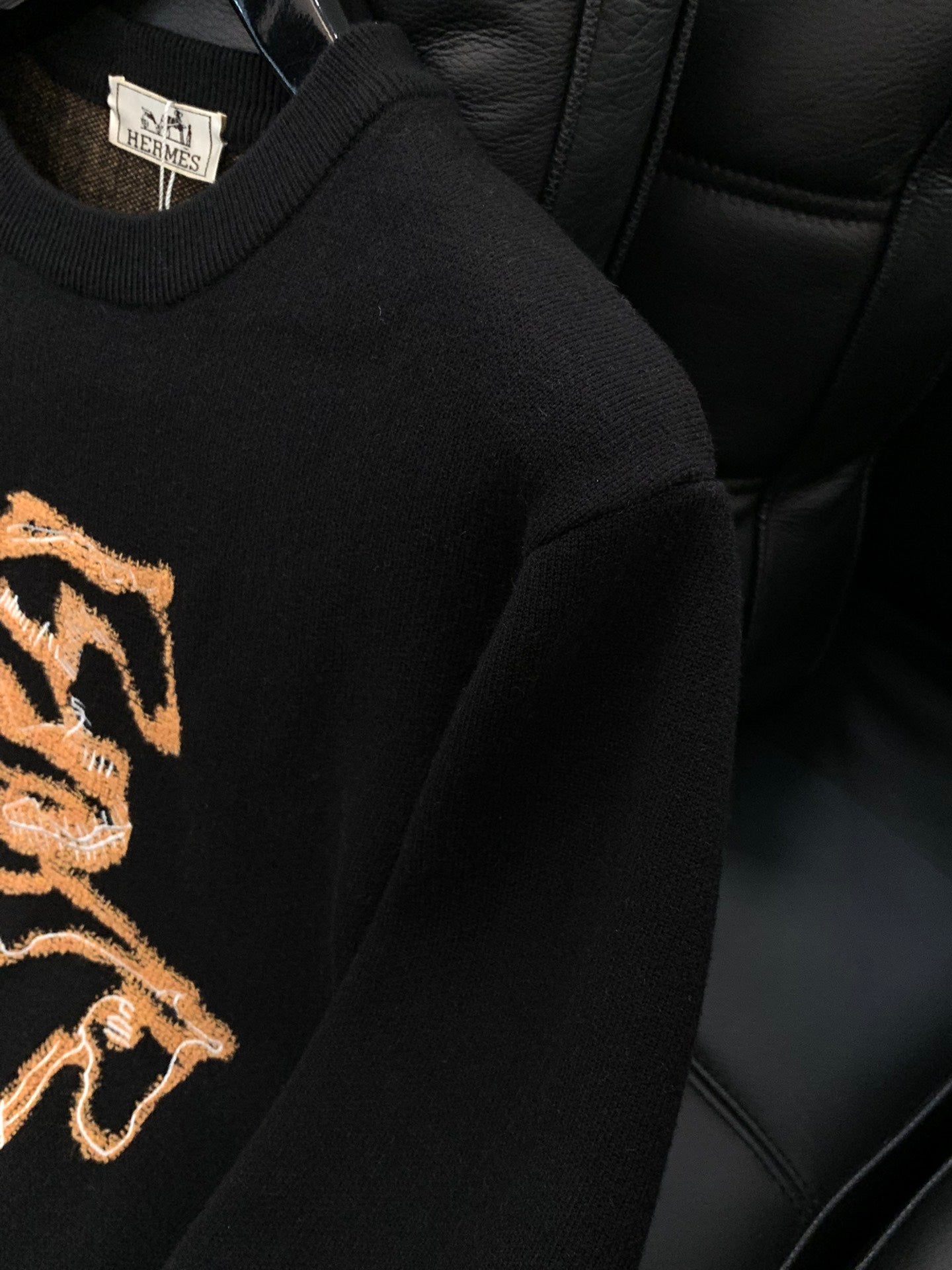 HERMES 25S LONG-SLEEVE CREW NECK SWEATER 316