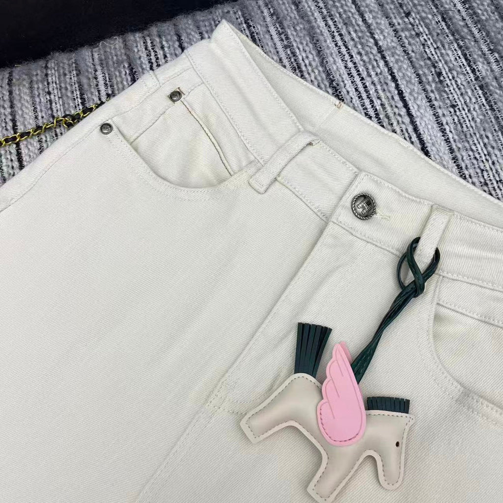 HERMES 25S STRAIGHT-LEG JEANS 8882