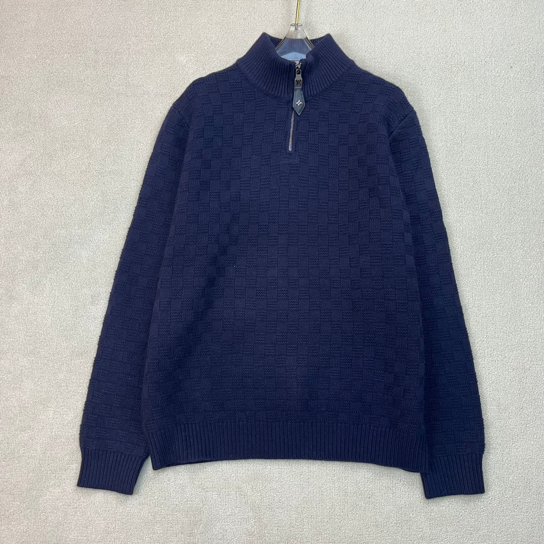 LV 25S HALF-ZIP SWEATER 0055