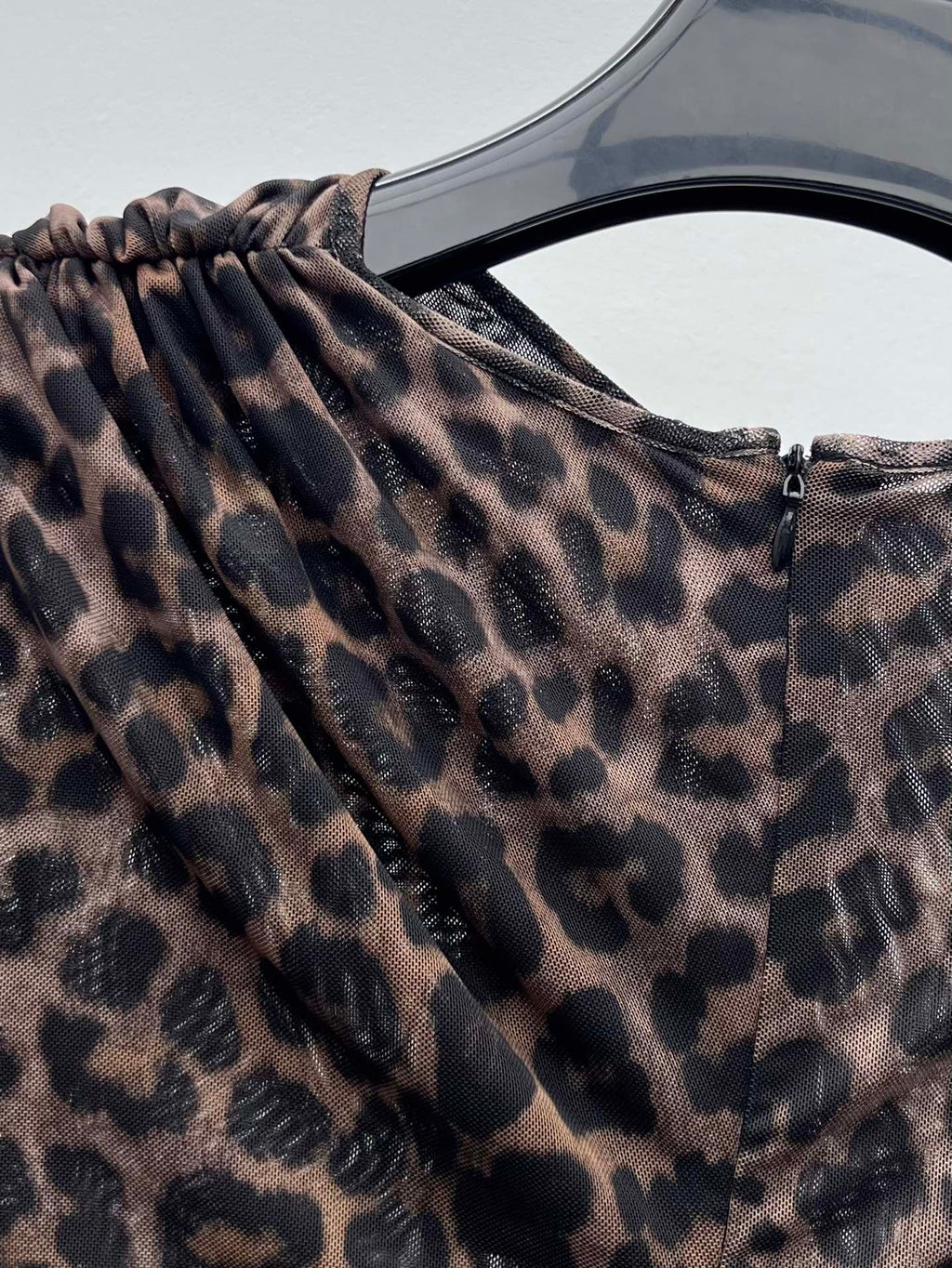 YSL 25S LEOPARD PRINT SKIRT STYLE 44