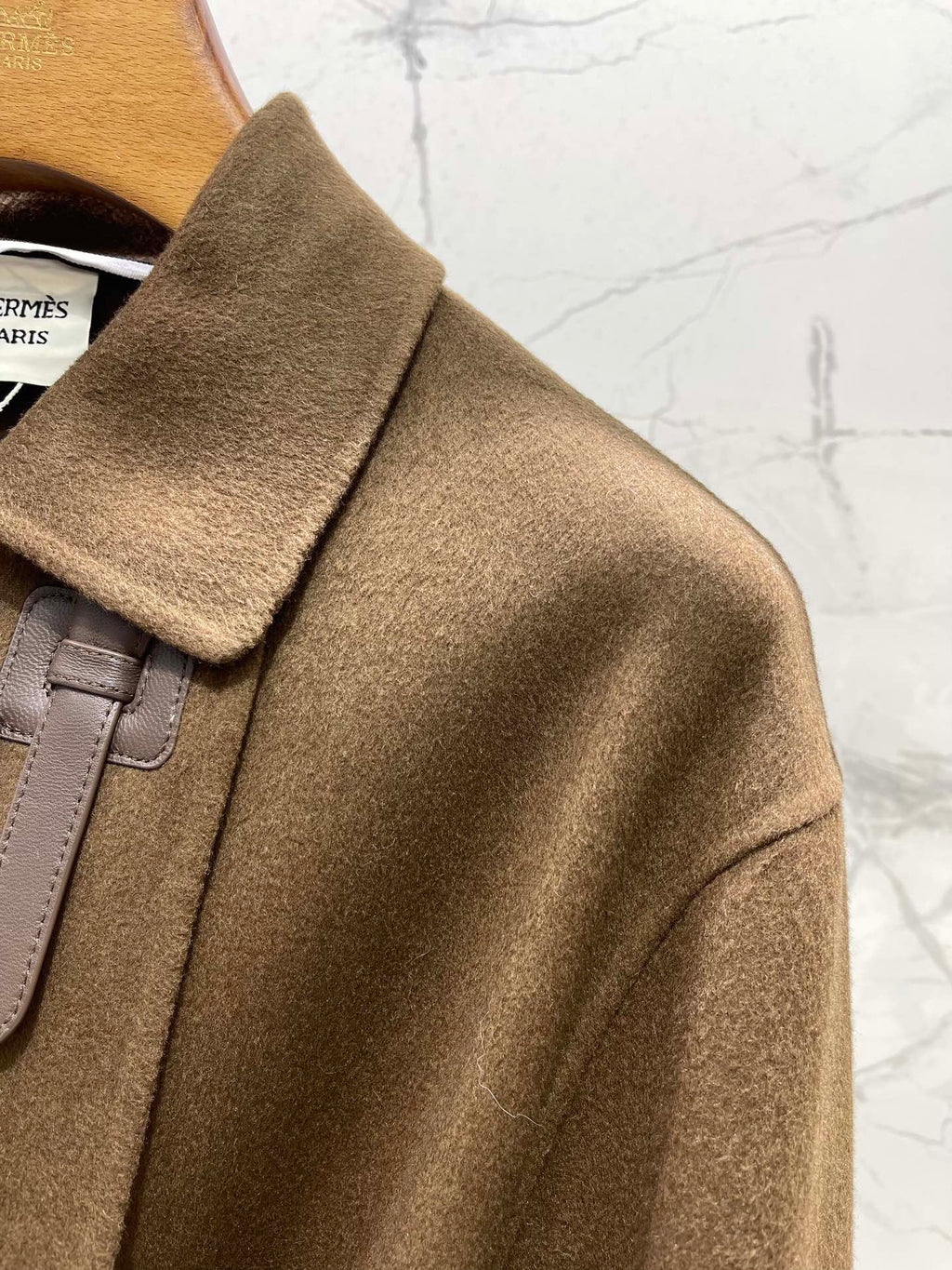 HERMES 25S MID-LENGTH CASHMERE COAT 286