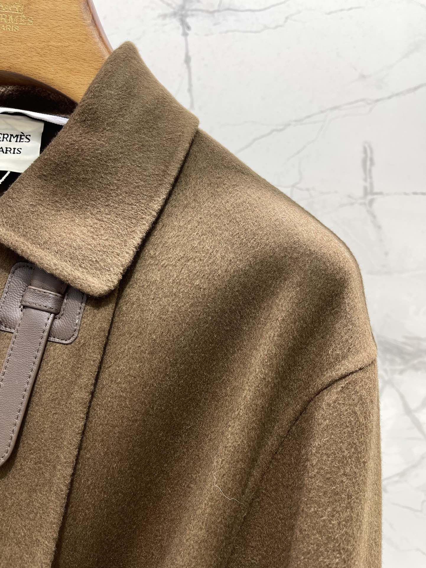 HERMES 25S MID-LENGTH CASHMERE COAT 286