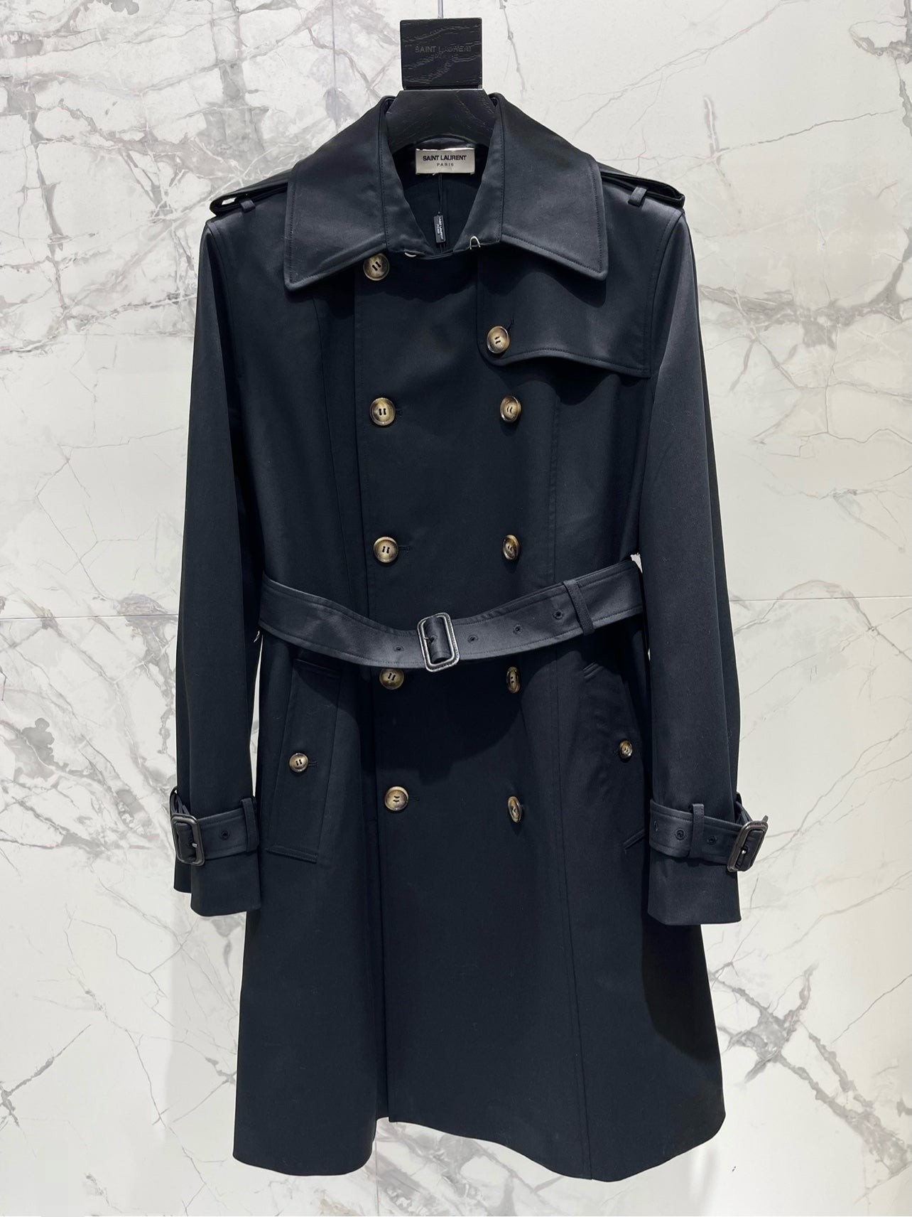 YSL 25S LONG TRENCH COAT STYLE 156