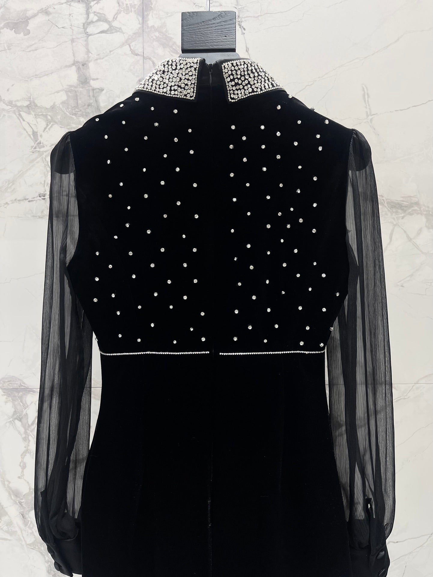 YSL 25S DRESS WITH BEADED DETAILS STYLE 61