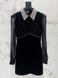 YSL 25S DRESS WITH BEADED DETAILS STYLE 61