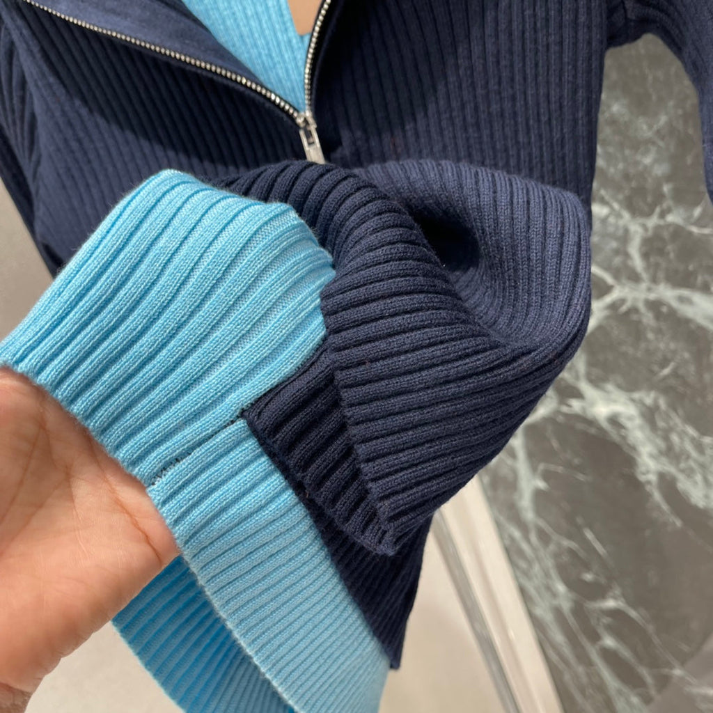 MIUMIU TWO-PIECE KNIT TOP STYLE 827