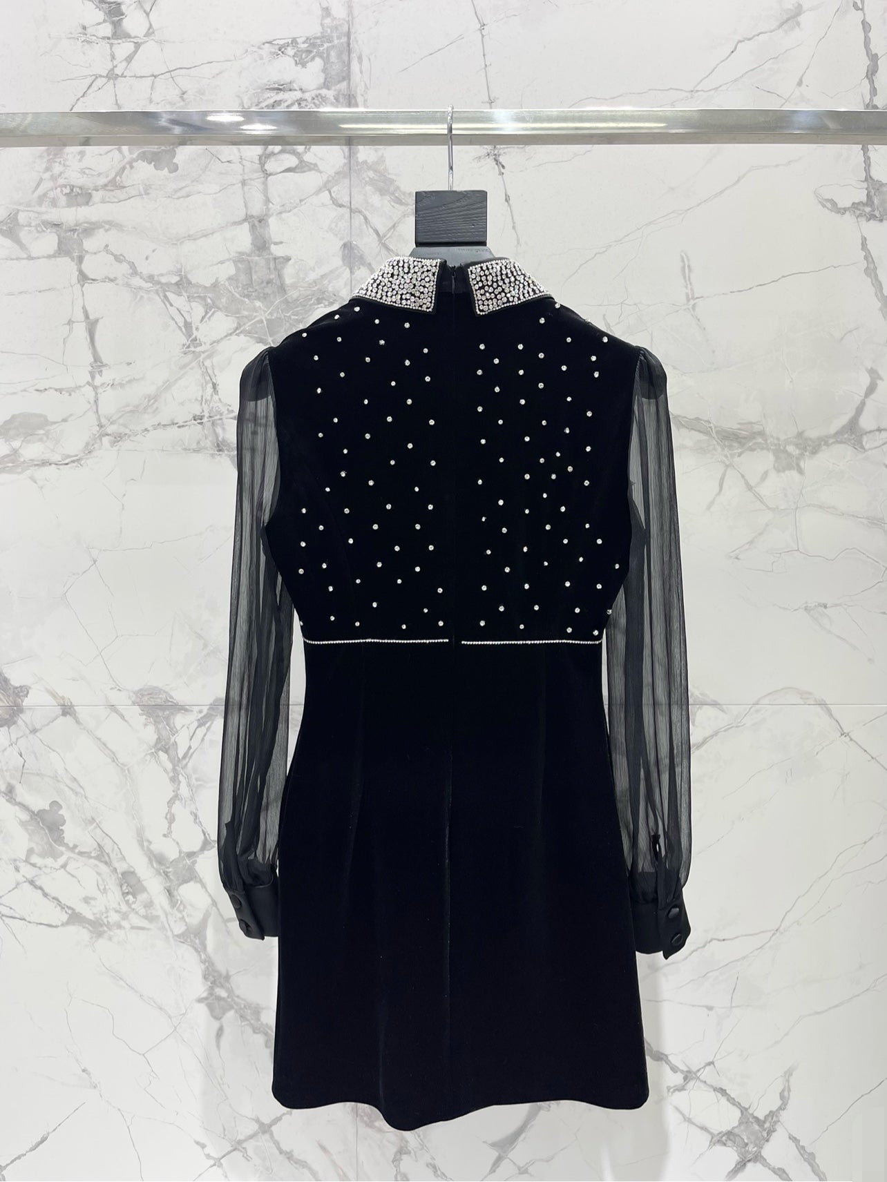 YSL 25S DRESS WITH BEADED DETAILS STYLE 61