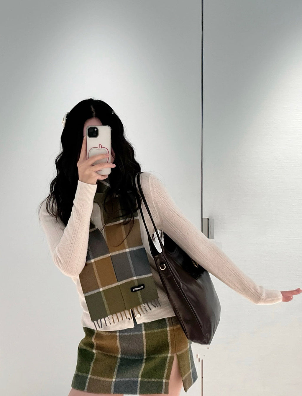 MIUMIU SLIT MINI SKIRT STYLE 773