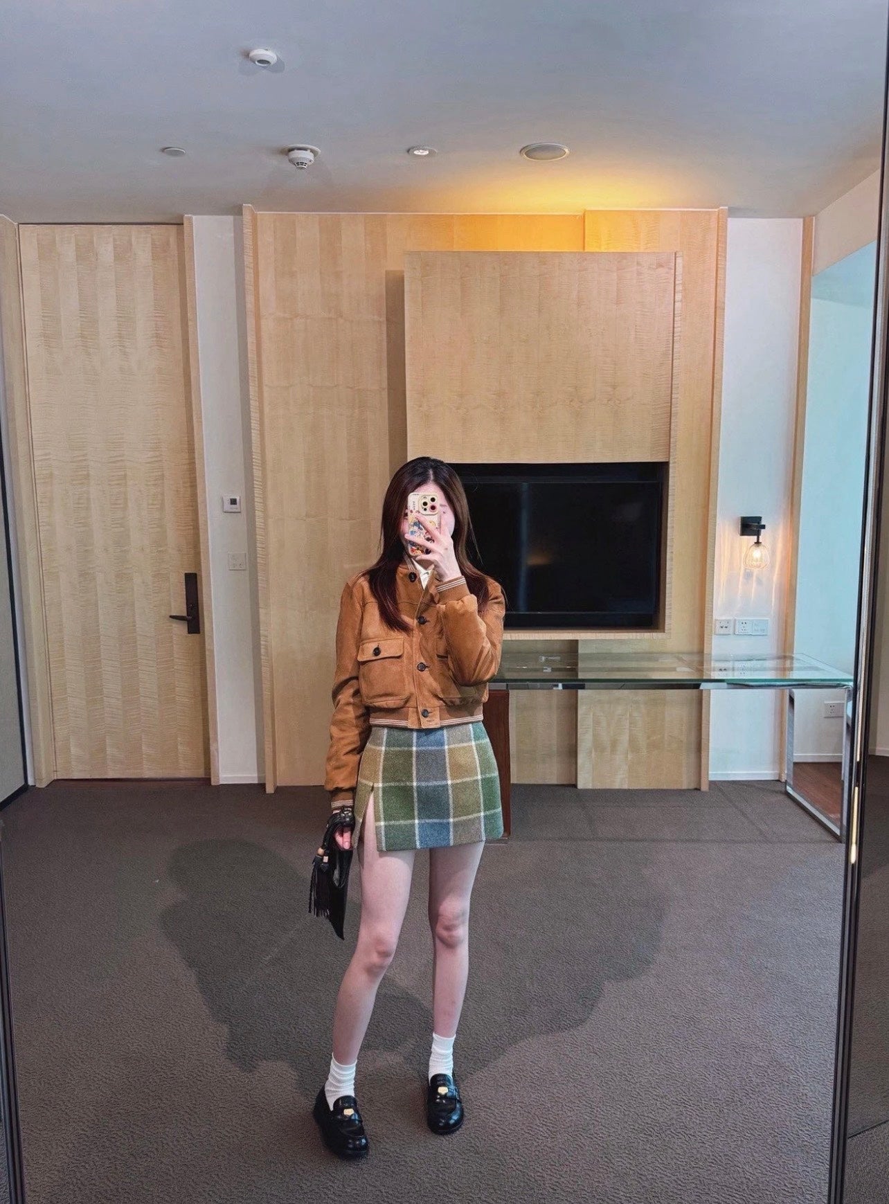 MIUMIU SLIT MINI SKIRT STYLE 773