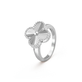 CLOVER SILVER RING