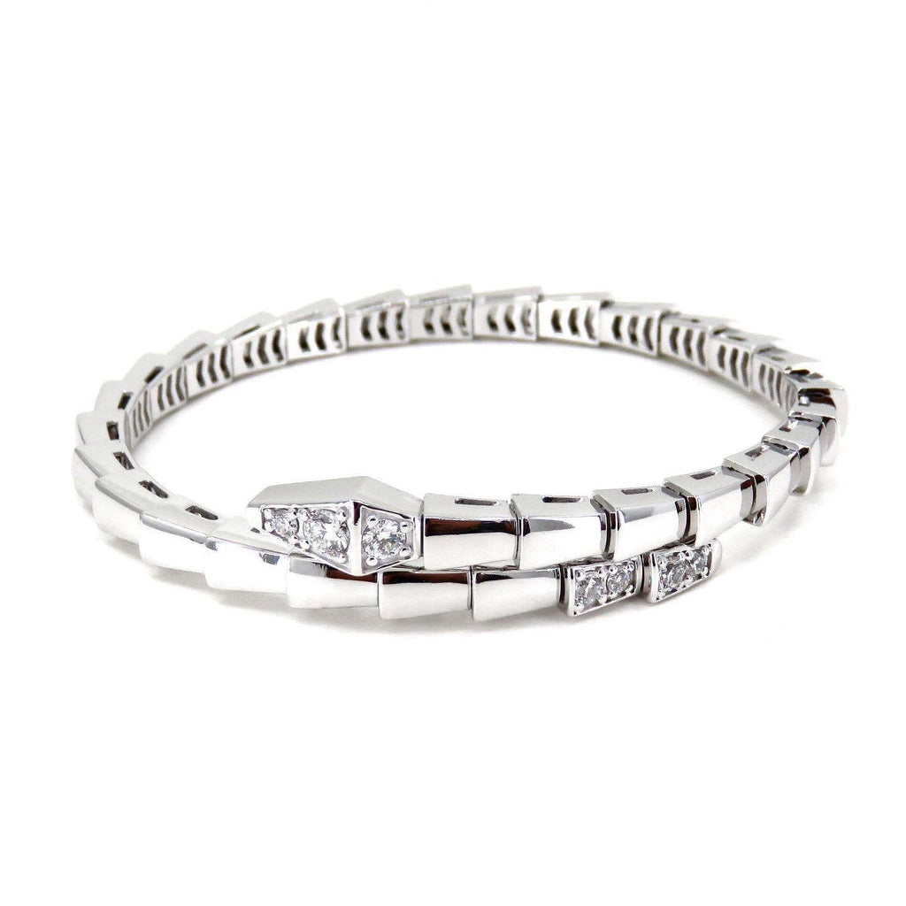 SERPENTI BRACELET DIAMONDS SILVER