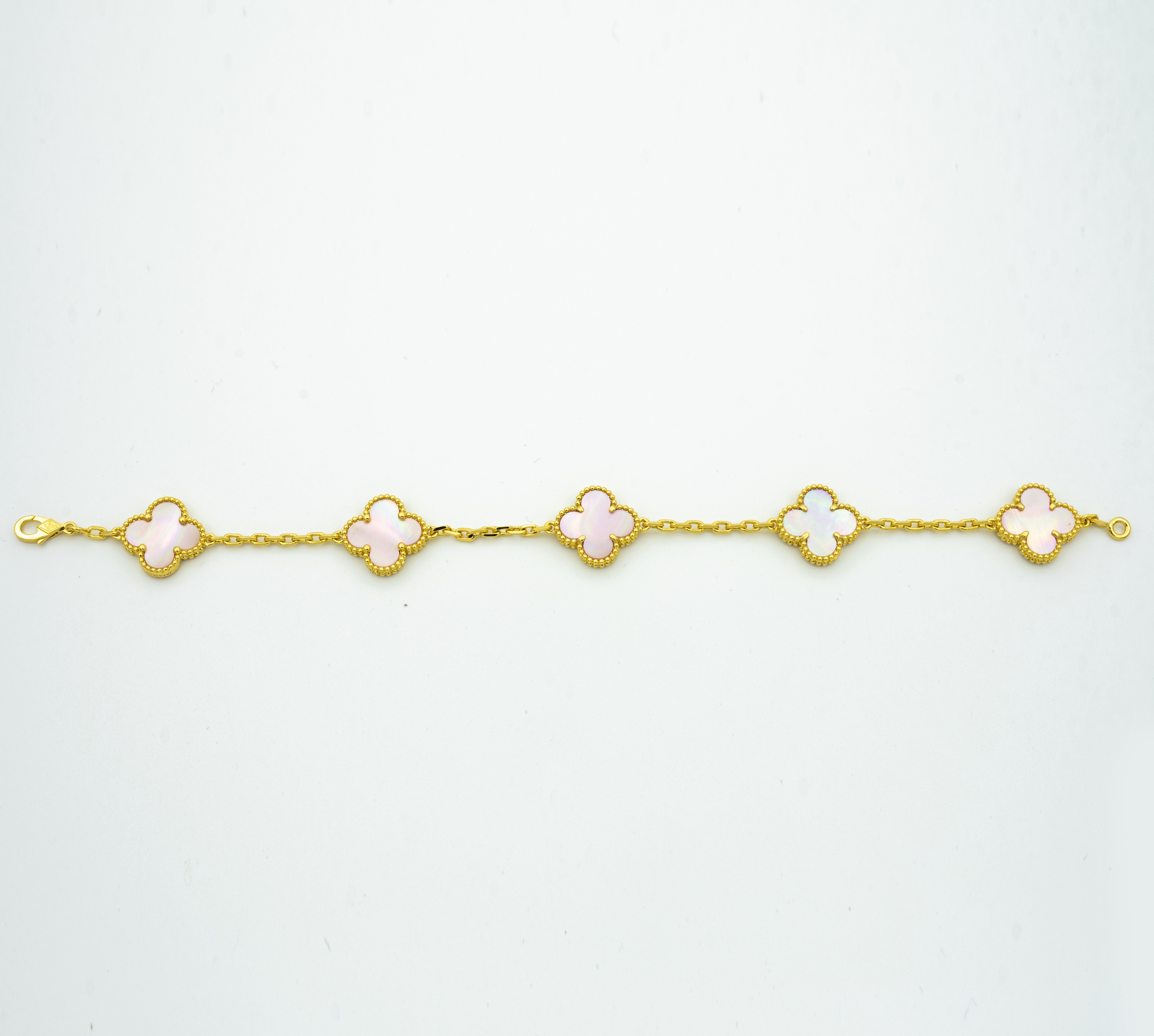 CLOVER BRACELET 5 MOTIF MOP