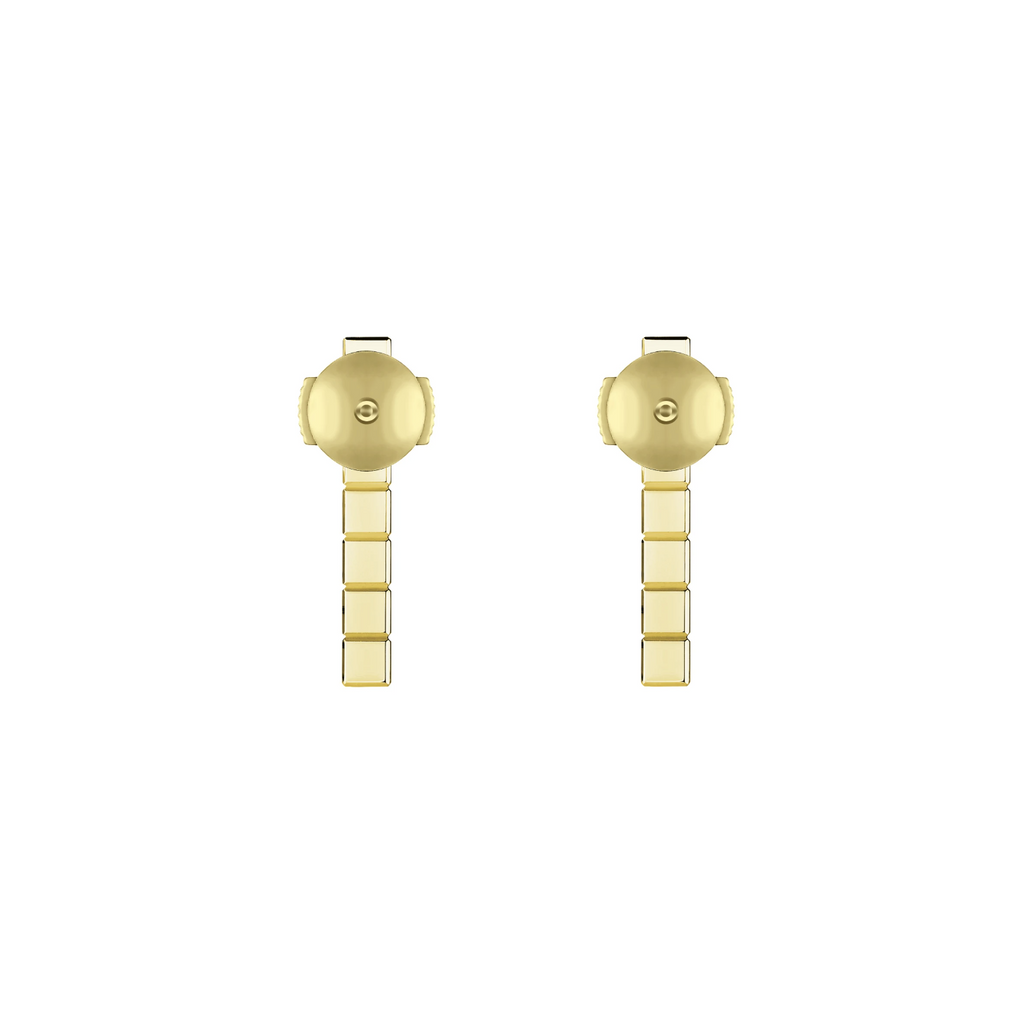 ICE CUBE GOLD DIAMONDS EARRINGS