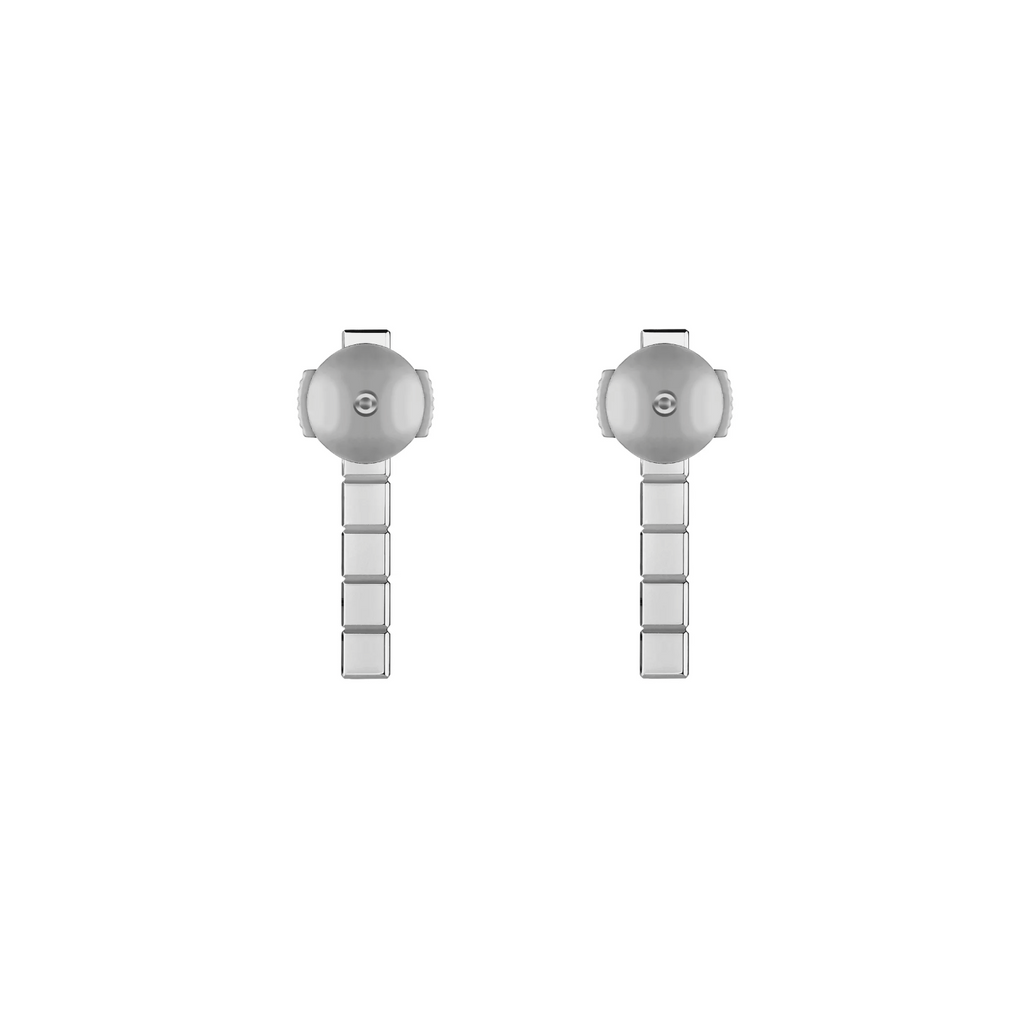 ICE CUBE SILVER DIAMONDS EARRINGS