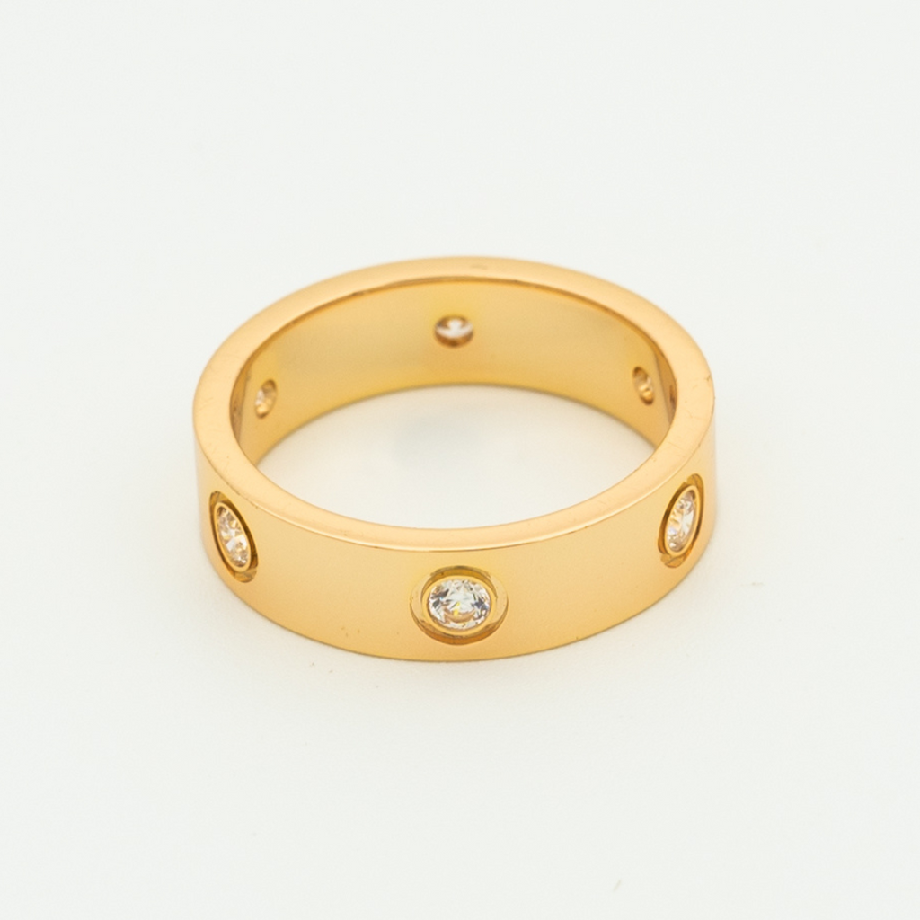 LOVE RING 5.5MM 6 DIAMONDS