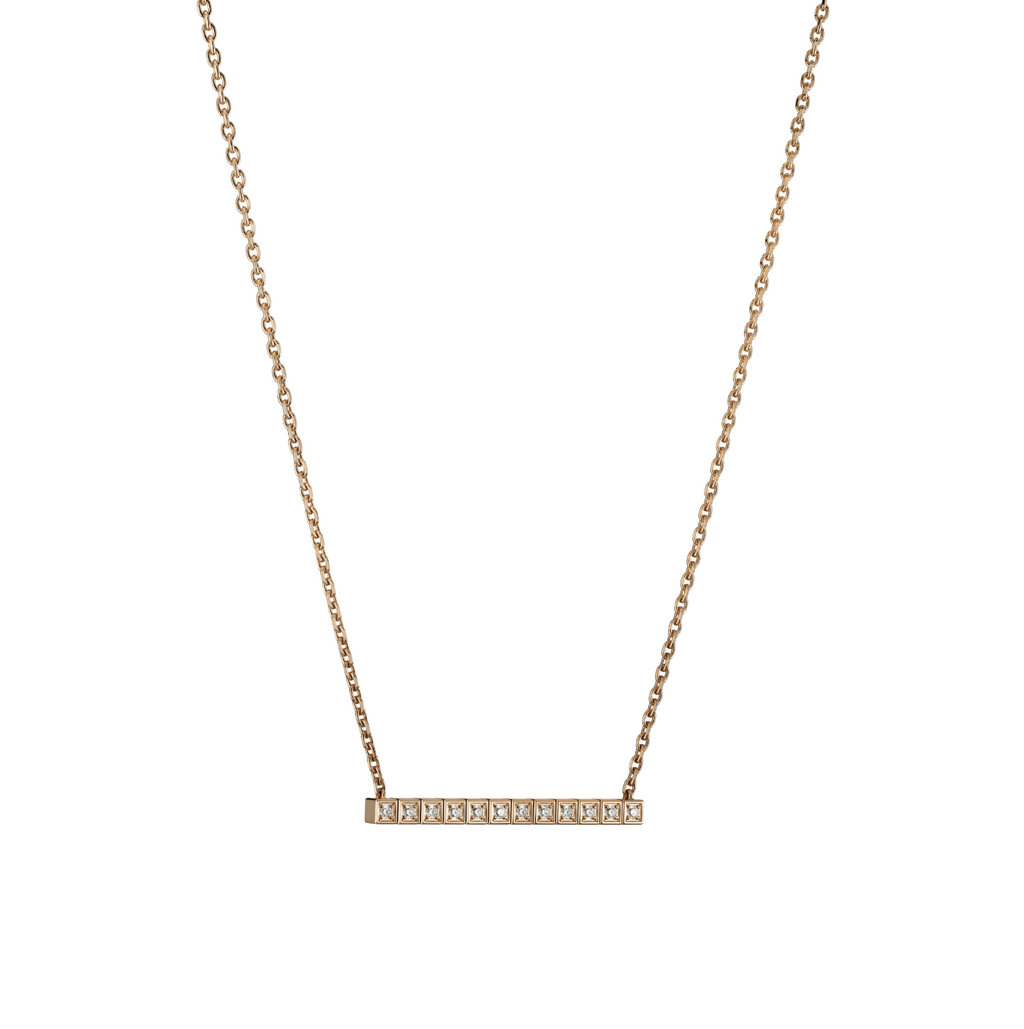 ICE CUBE FULL-SET DIAMONDS NECKLACE