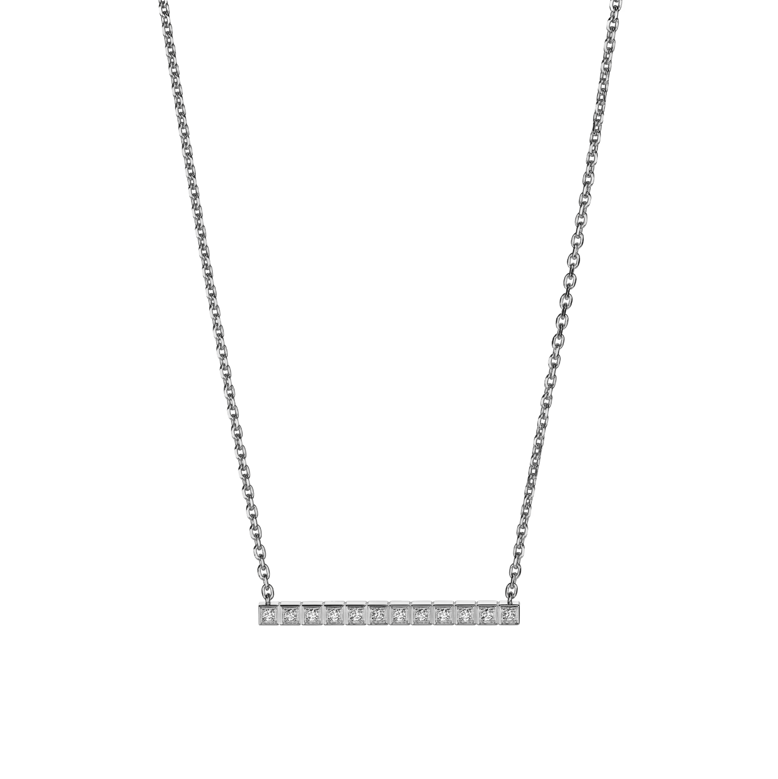 ICE CUBE FULL-SET DIAMONDS NECKLACE