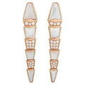 SERPENTI MOP PINK GOLD DIAMOND EARRINGS