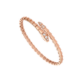 SERPENTI BRACELET DIAMONDS PINK GOLD