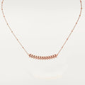 CLASH PINK GOLD NECKLACE
