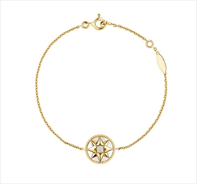 STAR DIAMOND MOP GOLD NECKLACE