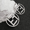 DOUBLE F SILVER EARRINGS