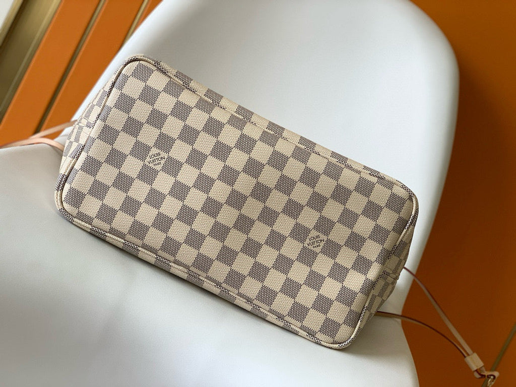 NEVERFULL MM 32 GREY CREAM DAMIER AZUR INSIDE COLOUR 1
