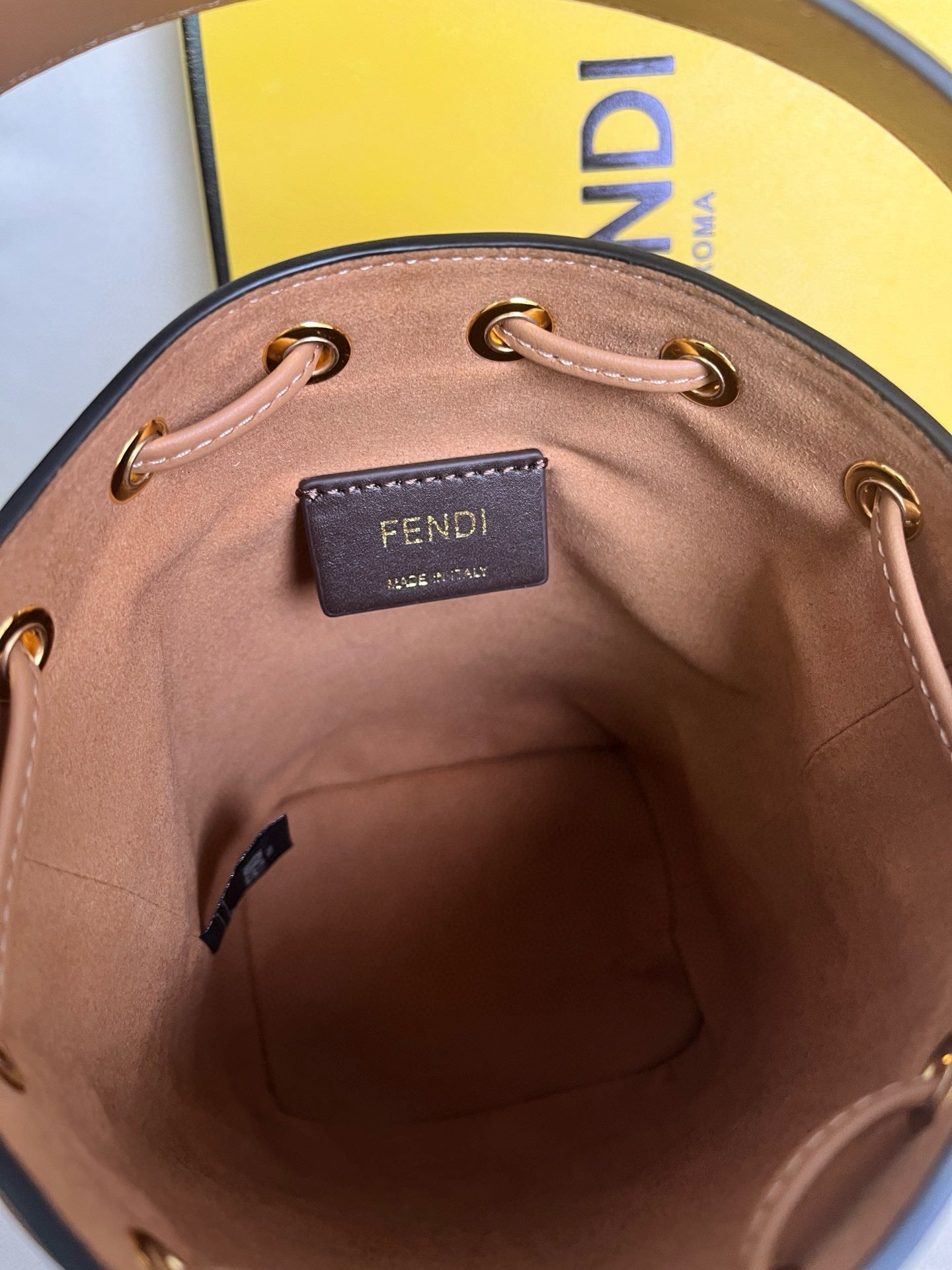 MON TRESOR 18 IN BROWN CALFSKIN