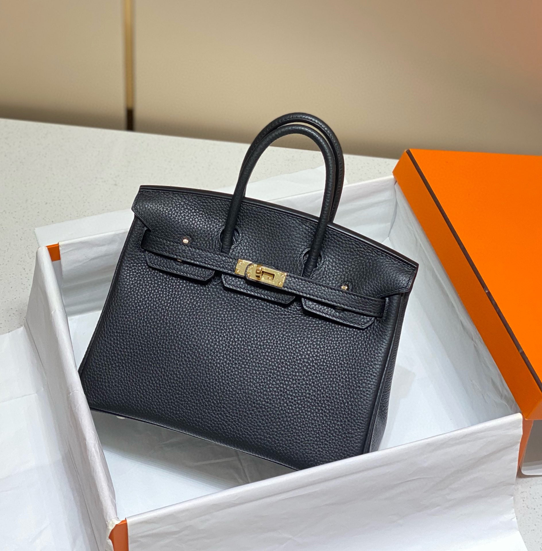 HM BIRKIN 30CM IN BLACK TOGO LEATHER GOLD HARDWARE