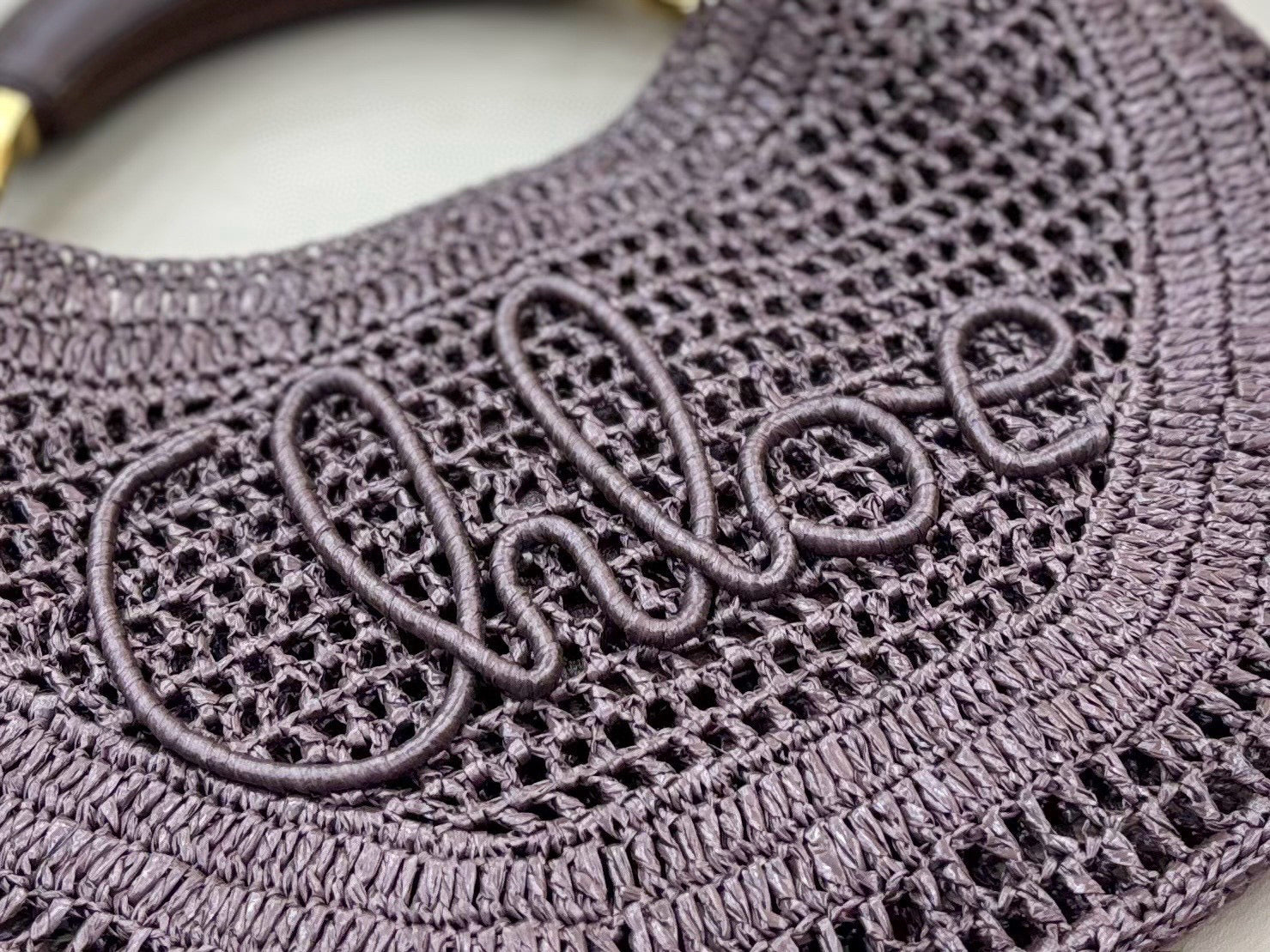 CHLOÉ 25S SUMMER BANANA HOBO BAG 36 IN BROWN