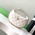MINI HOBO BAG 16 IN WHITE LAMBSKIN