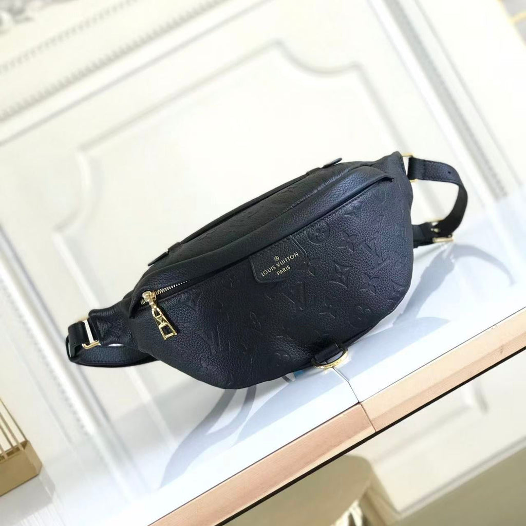 PRE-LOVED BUMBAG 37 IN BAG EMBOSSED MONOGRAM CALFSKIN TP3