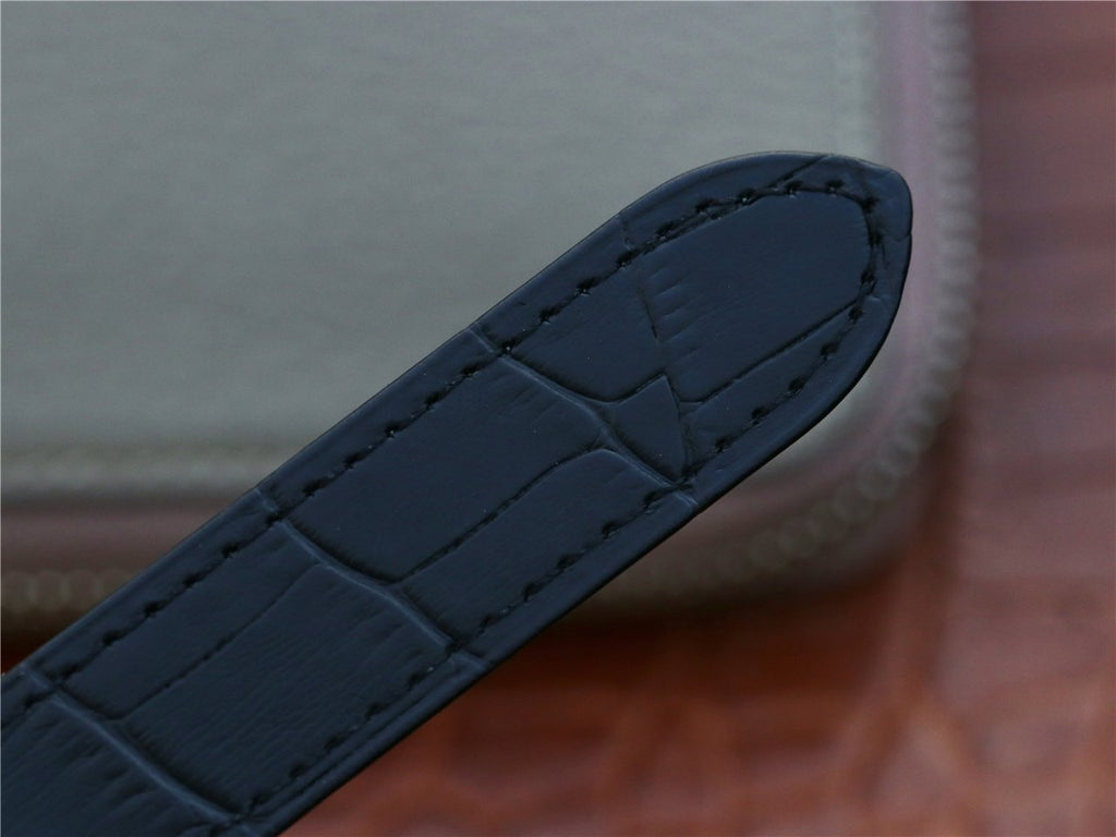 BALLON BLEU DATE 42 SILVER DIAL BLACK BRACELET