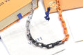 LV ORANGE BAMBOO SPLICING NECKLACE