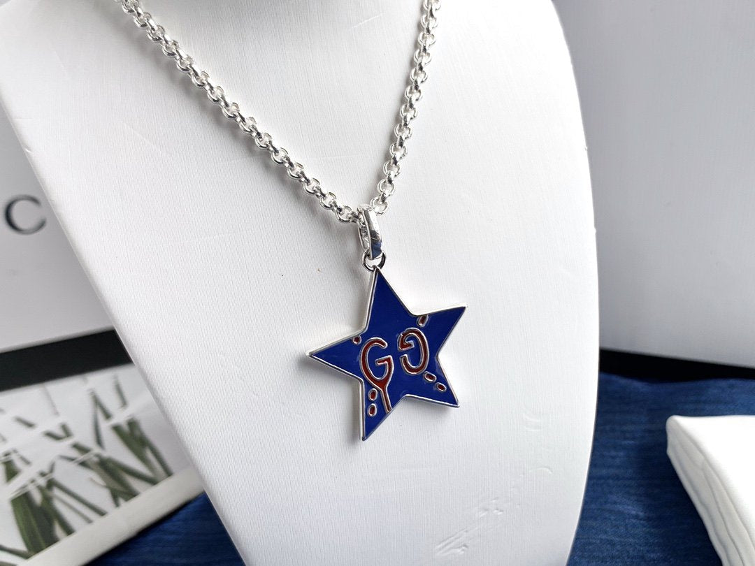 GHOST GG STAR PENDANT IN MIDNIGHT BLUE
