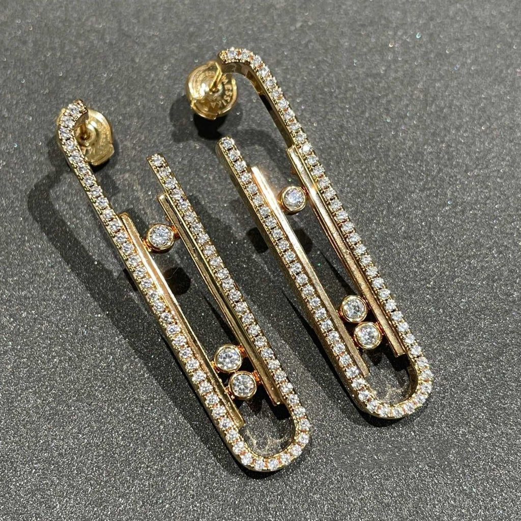 MOVE 10TH PM EARRINGS DIAMOND