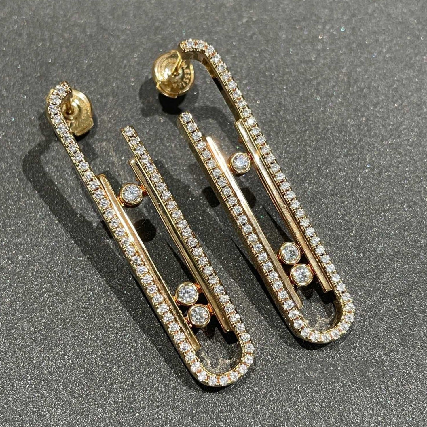 MOVE 10TH PM EARRINGS DIAMOND