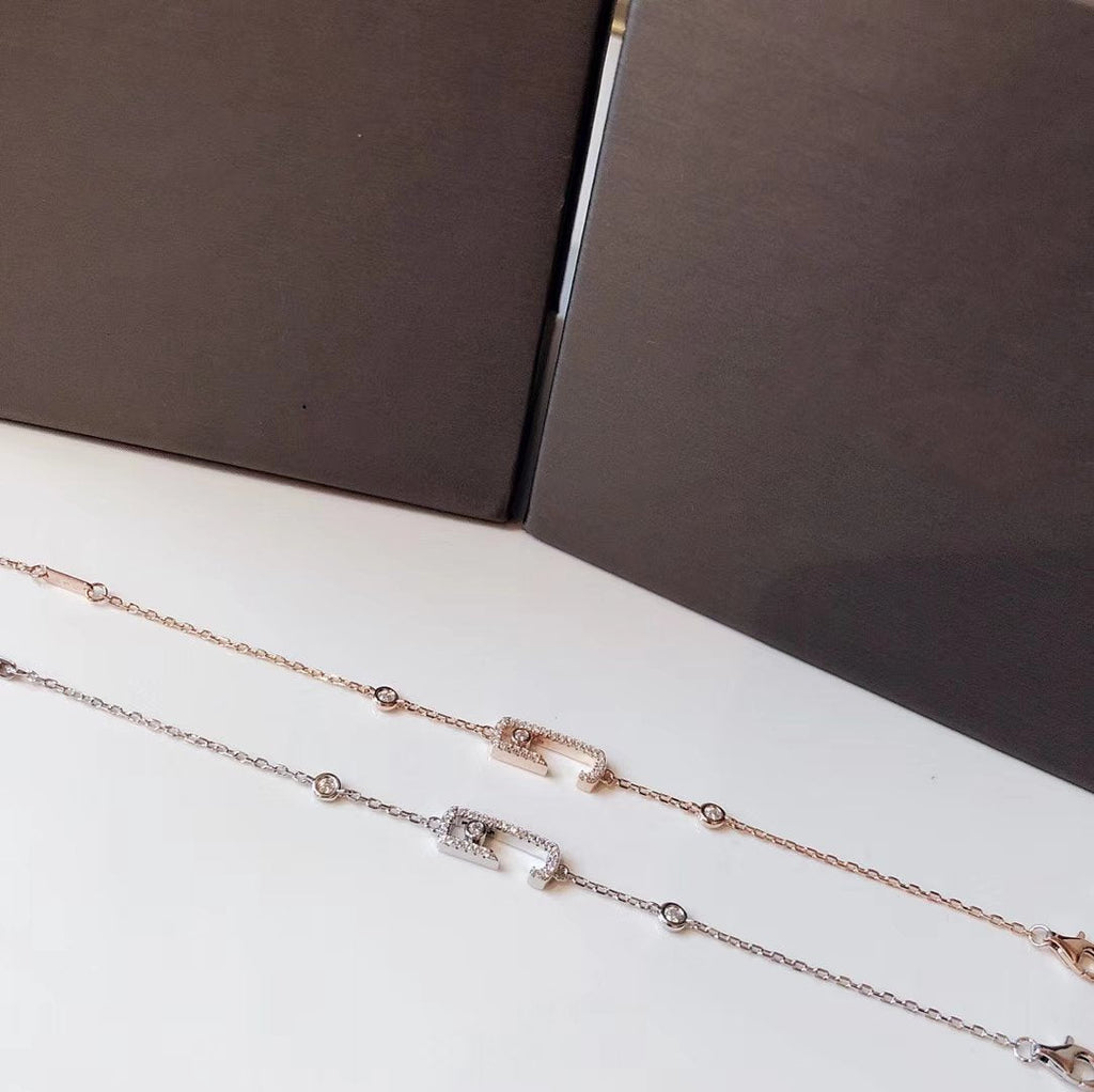 MOVE UNO OPEN DIAMOND BRACELET